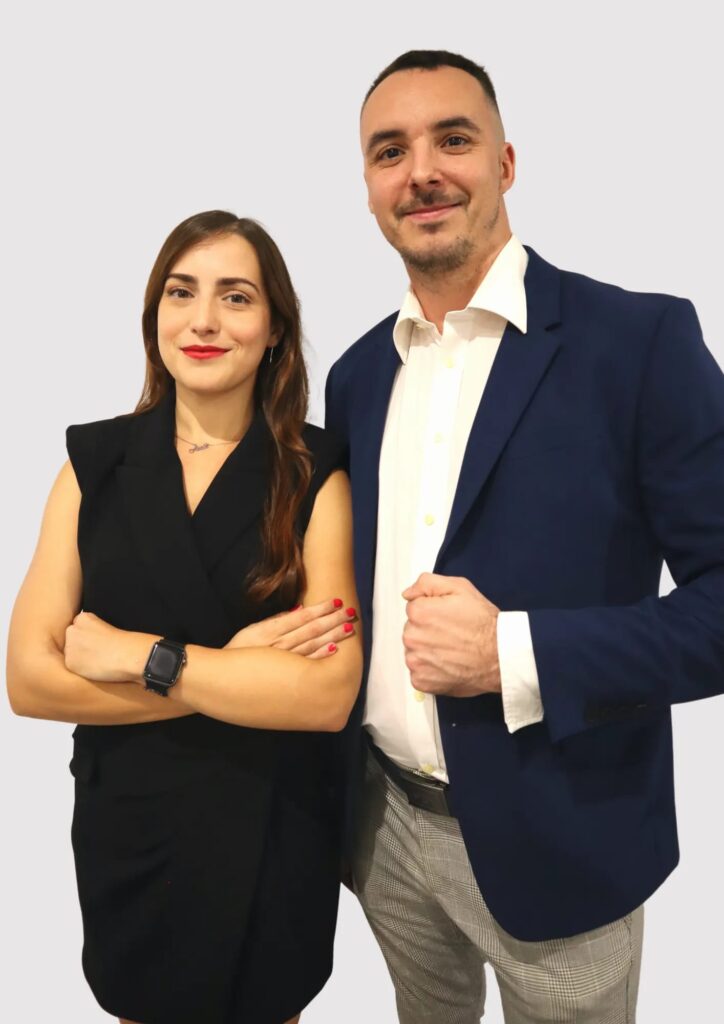 Samuel Heath y Anais Diaz